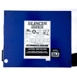 PC Power and Cooling Silencer 750 Blue Quad PSU